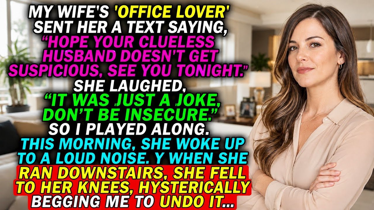 My Wife's 'Office Lover' Sent Her A Text Saying, Hope Your Clueless Husband Doesn't Get Suspicious