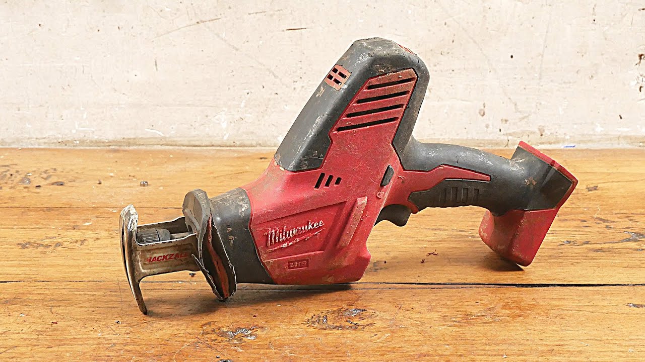 Restoration Of Hackzall - Milwaukee M18 - 2625  And Make A Battery For It
