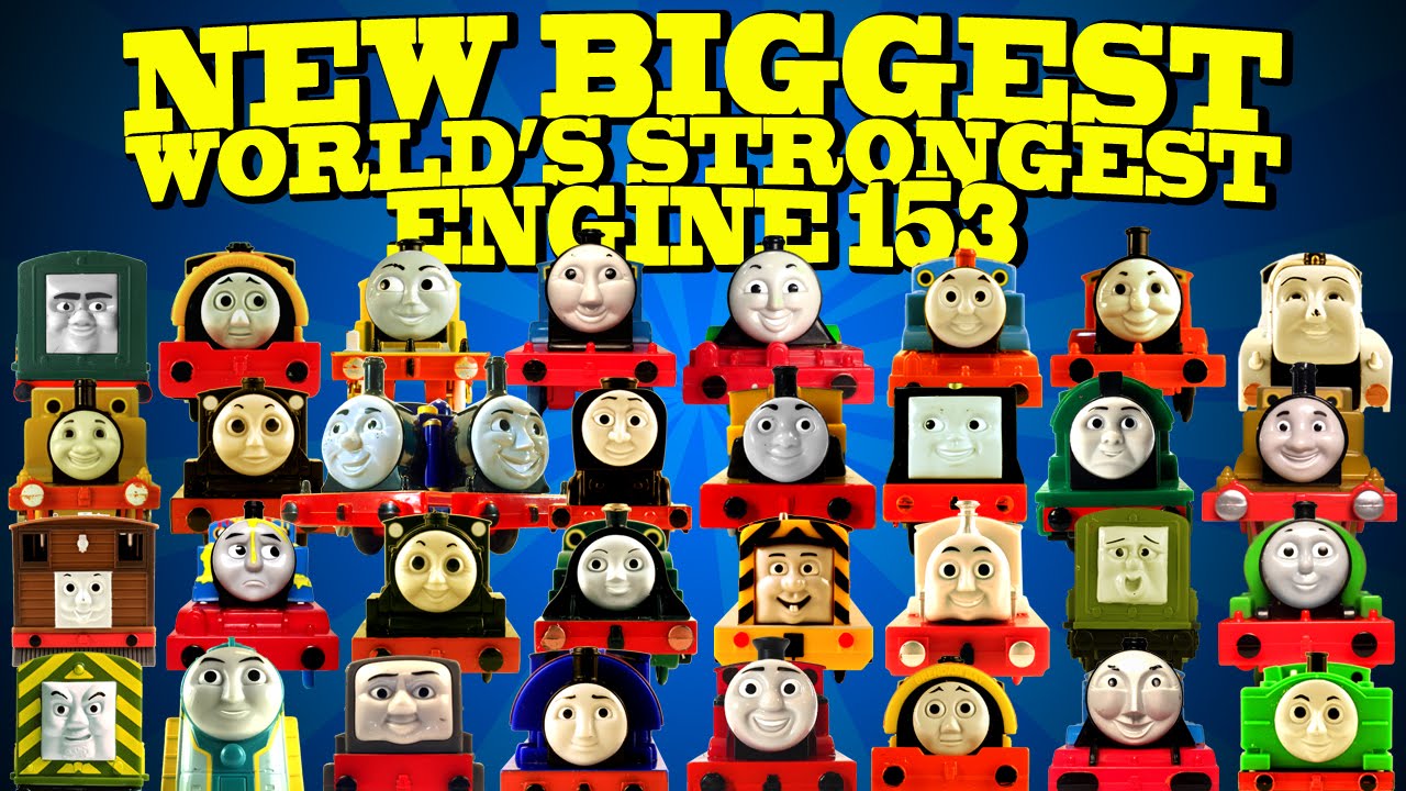 NEW BIGGEST Thomas and Friends 153 World's Strongest Engine Trackmaster ThomasToyTrains