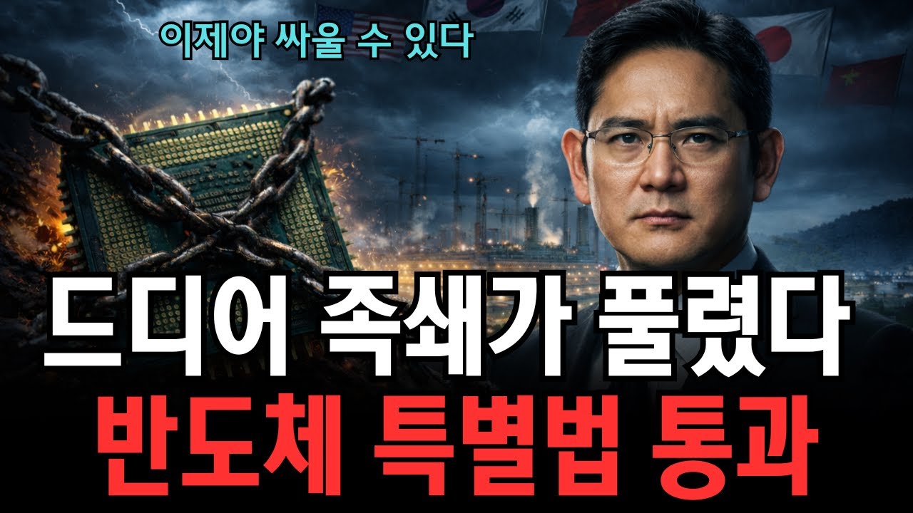 반도체 특별법 드디어 통과: 2년 만에 풀린 족쇄, 삼성전자·SK하이닉스 그리고 진짜 수혜주는 누구인가?