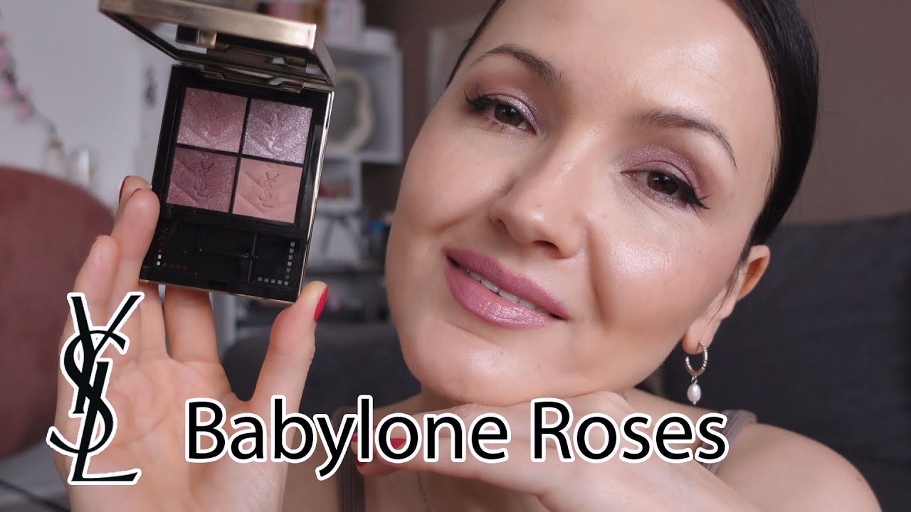 Новые тени Yves Saint Laurent. Babylone Roses. Макияж. Свотчи.