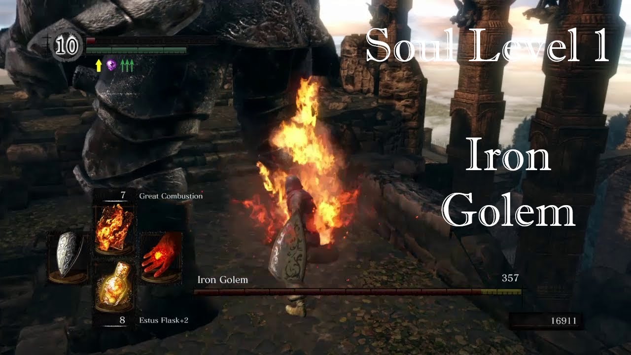Iron Golem SL1 - Dark Souls Remastered