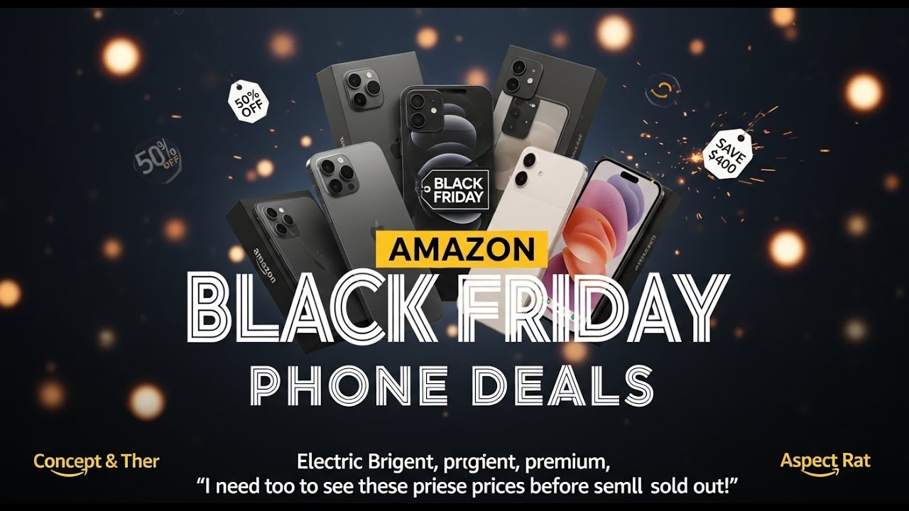 TOP 5 Best Amazon Black Friday Phone Deals Amazon Black Friday Phone Deals You Can’t Ignore 📱🛒
