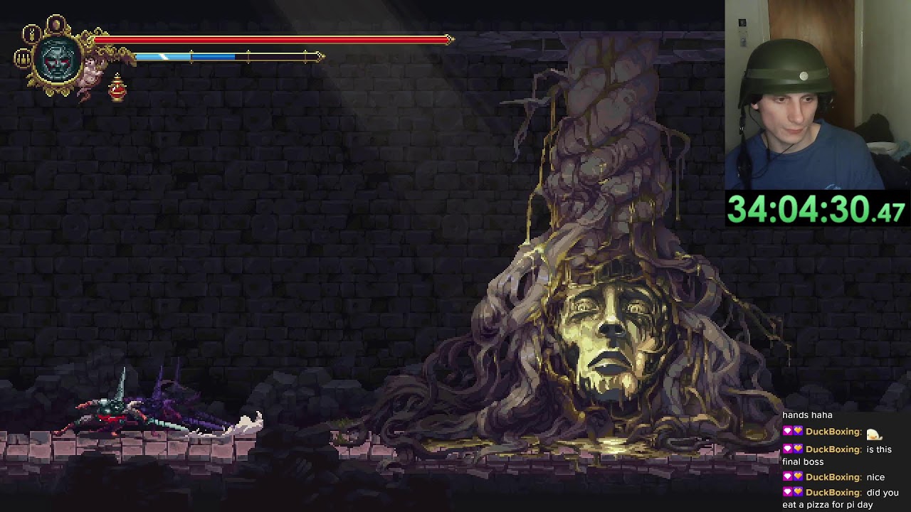 stream until win blasphemous - only reply twitch chat sry