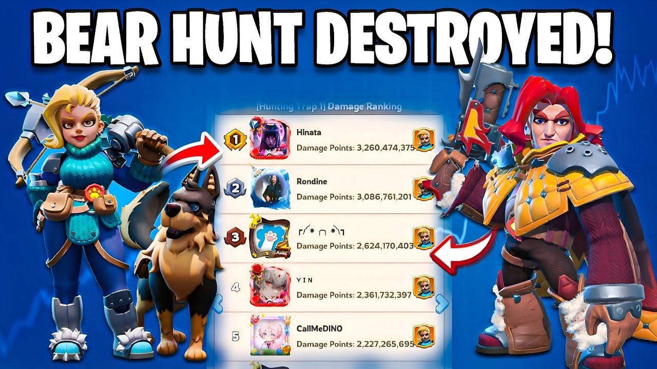 Rufus & Cyrille Are INSANE! 🔥 Bear Hunt Rally Damage Boost | Whiteout Survival