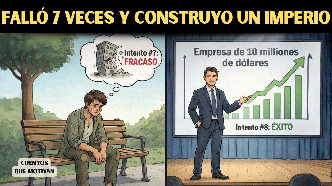 Nunca te rindas hasta ganar | Un hombre fracasó 7 veces, lo perdió todo y luego sucedió esto