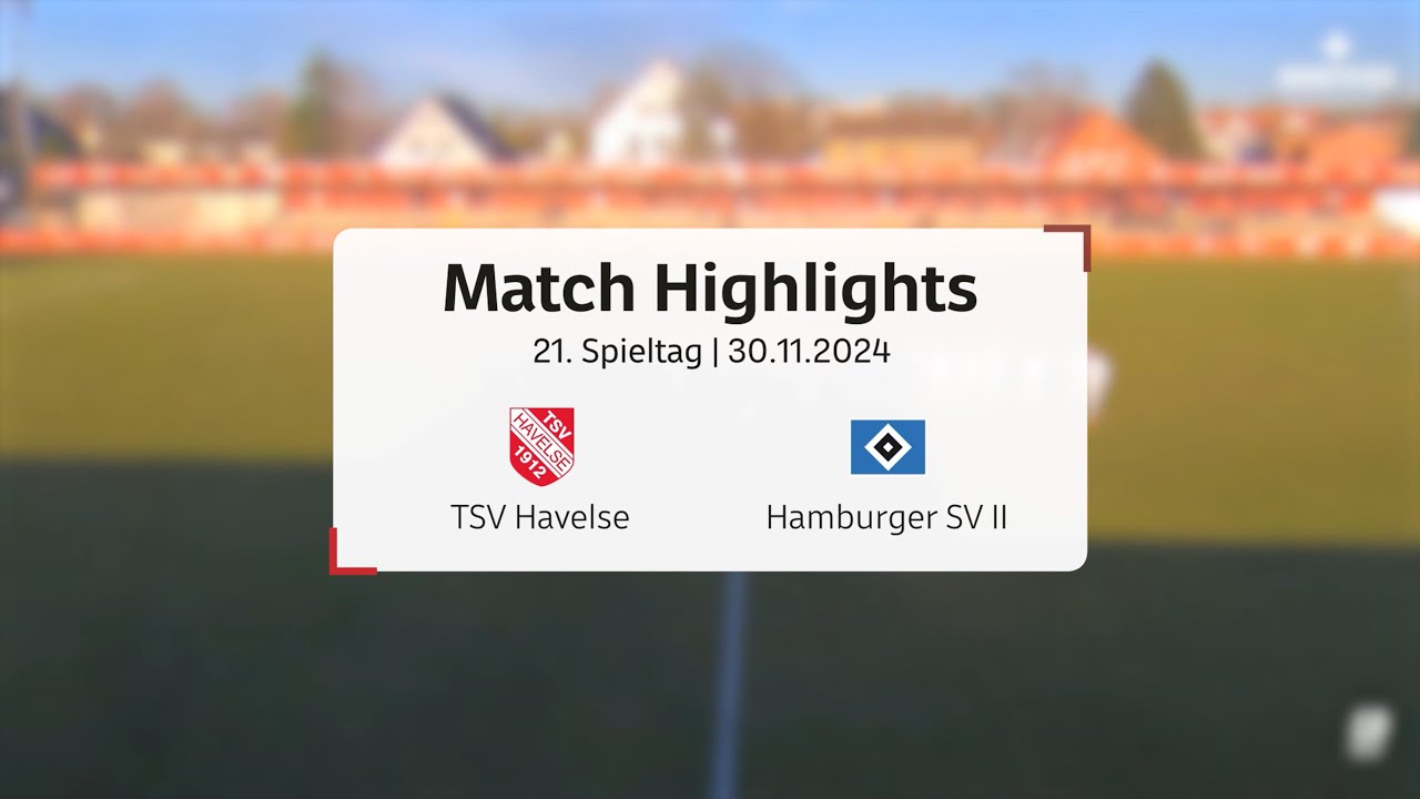 Havelse demontiert Gäste aus Hamburg l Regionalliga Nord 21. Spieltag
