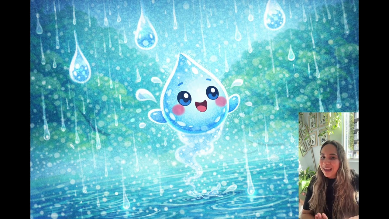 La gotita viajera 💦Construcción de un video sobre un cuento 
