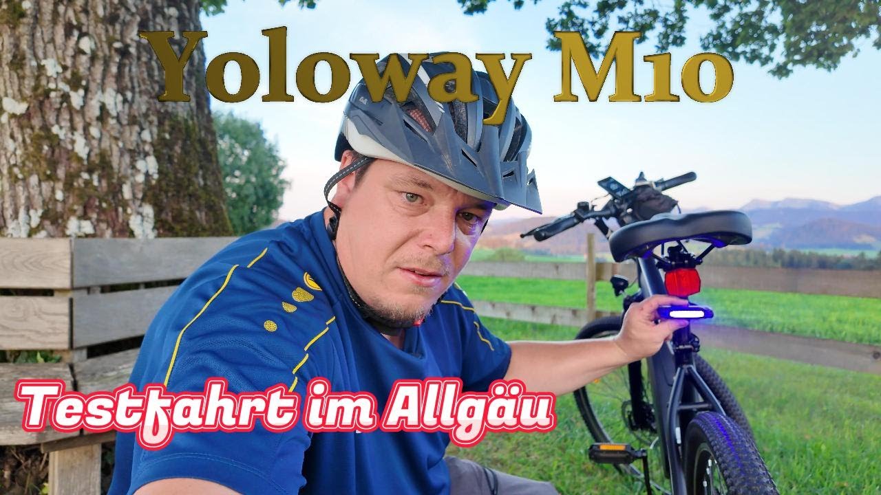 Testfahrt Yoloway M10 E-Bike im Allgäu unter 900€