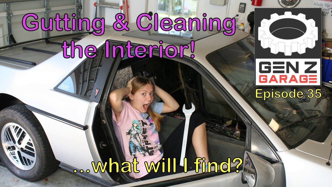 Gutting & Cleaning the Interior - Pre-Interior Restoration : Gen Z Garage Episode 35