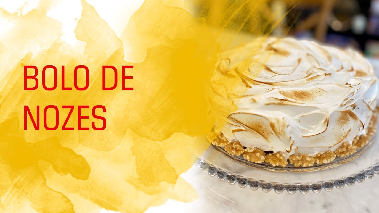 Bolo de Nozes com 2 recheios