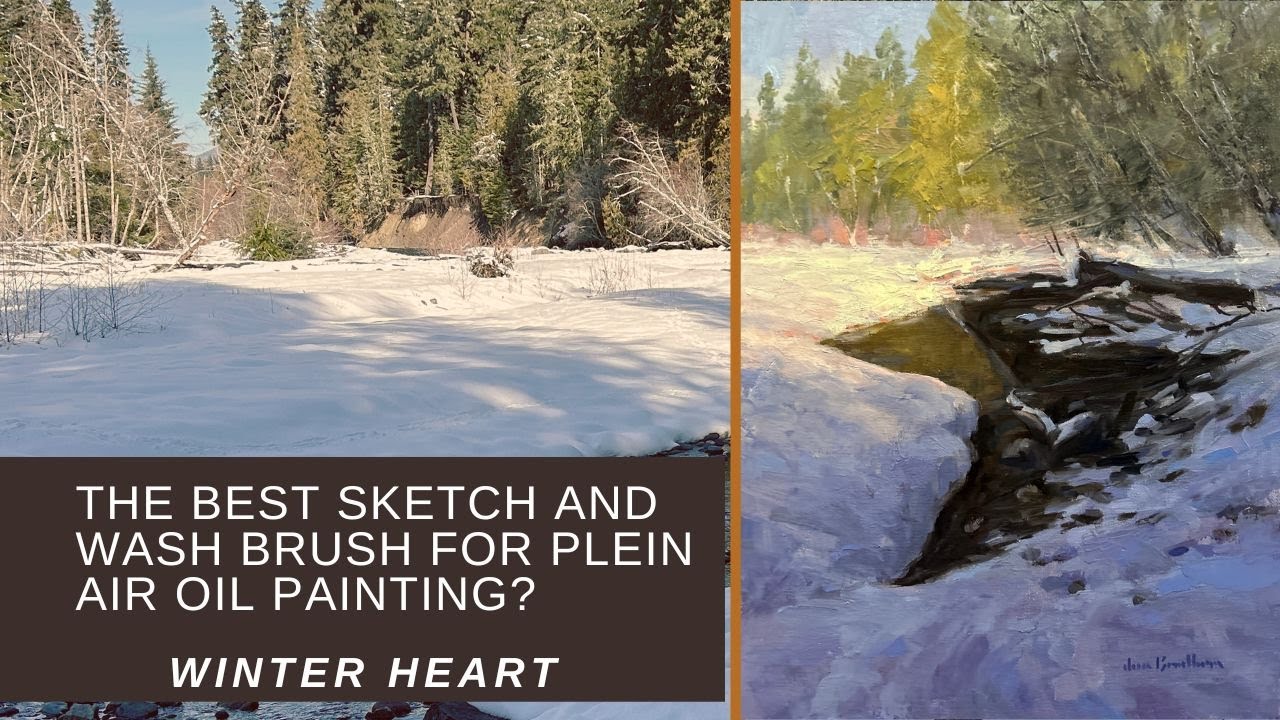 THE BEST BRUSH FOR OIL SKETCH AND WASH? plein air with Jon Bradham