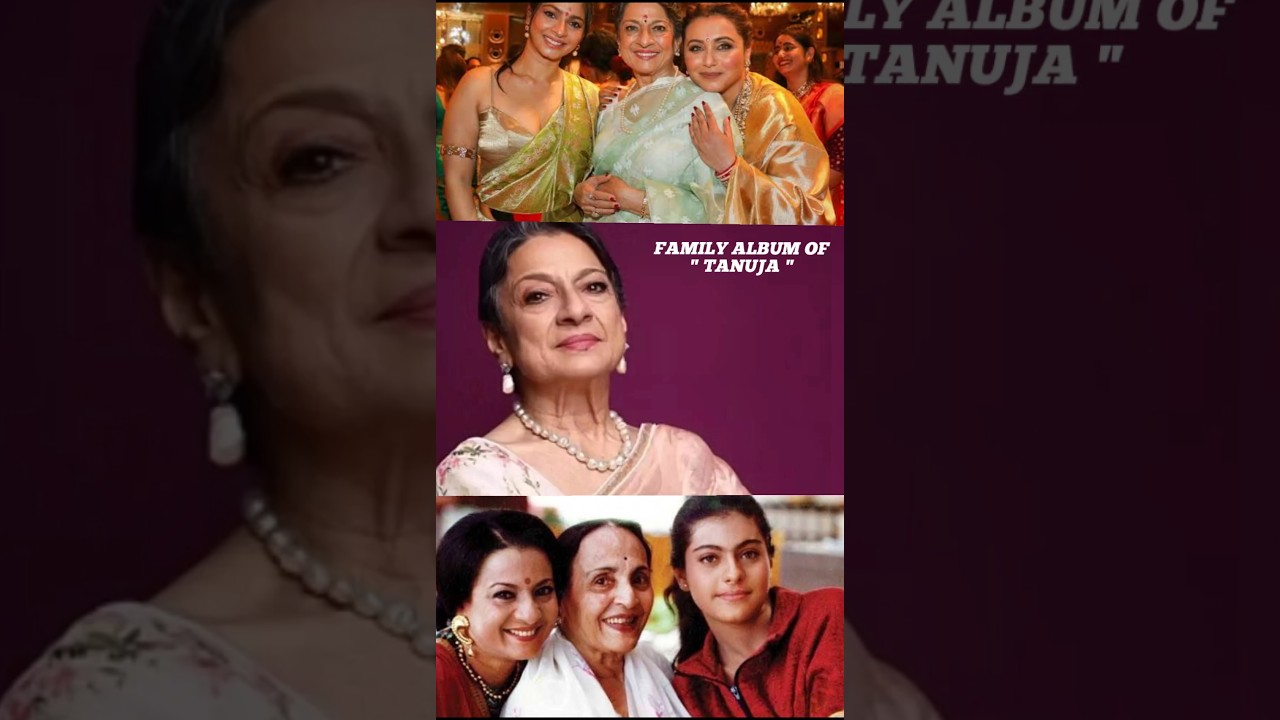 Tanuja Family Album #youtube #bollywood#kajol #viral#short#tanuja