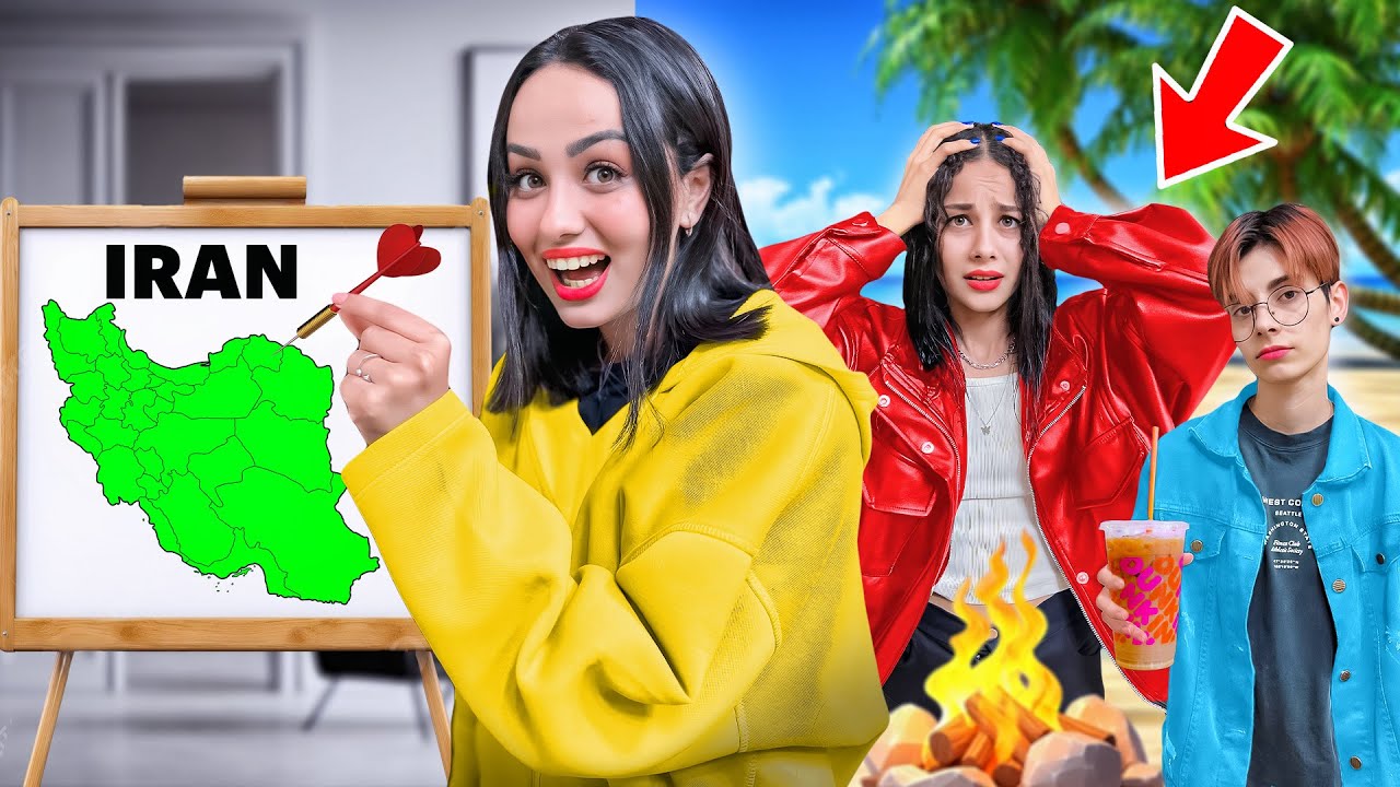 هرجا دارت روی نقشه بخوره،شانسی چالش میریم🎯😳