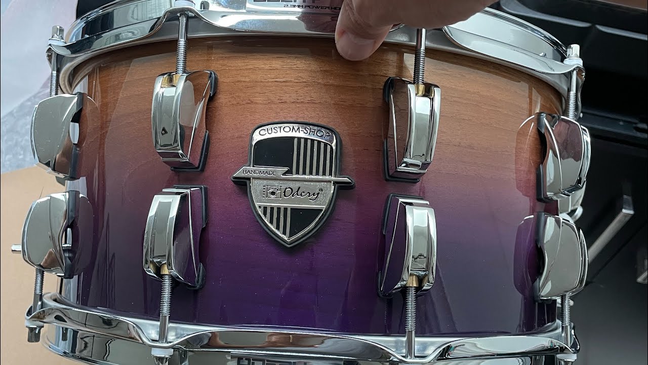 Caixa Odery Custom Shop - Purple Fade 14x07 Teca.