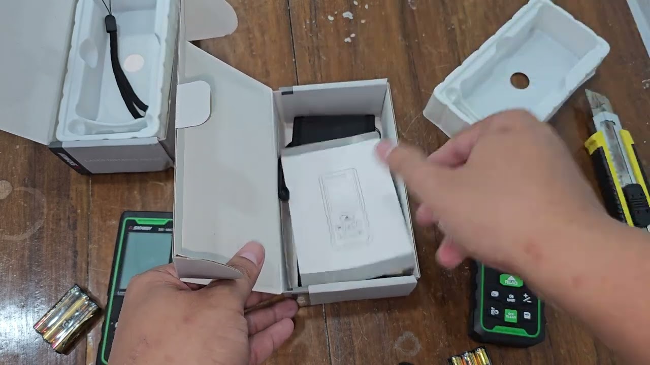 Unboxing Meteran Laser / Laser Meter / Distance Laser Meter SNDWAY SW-100G