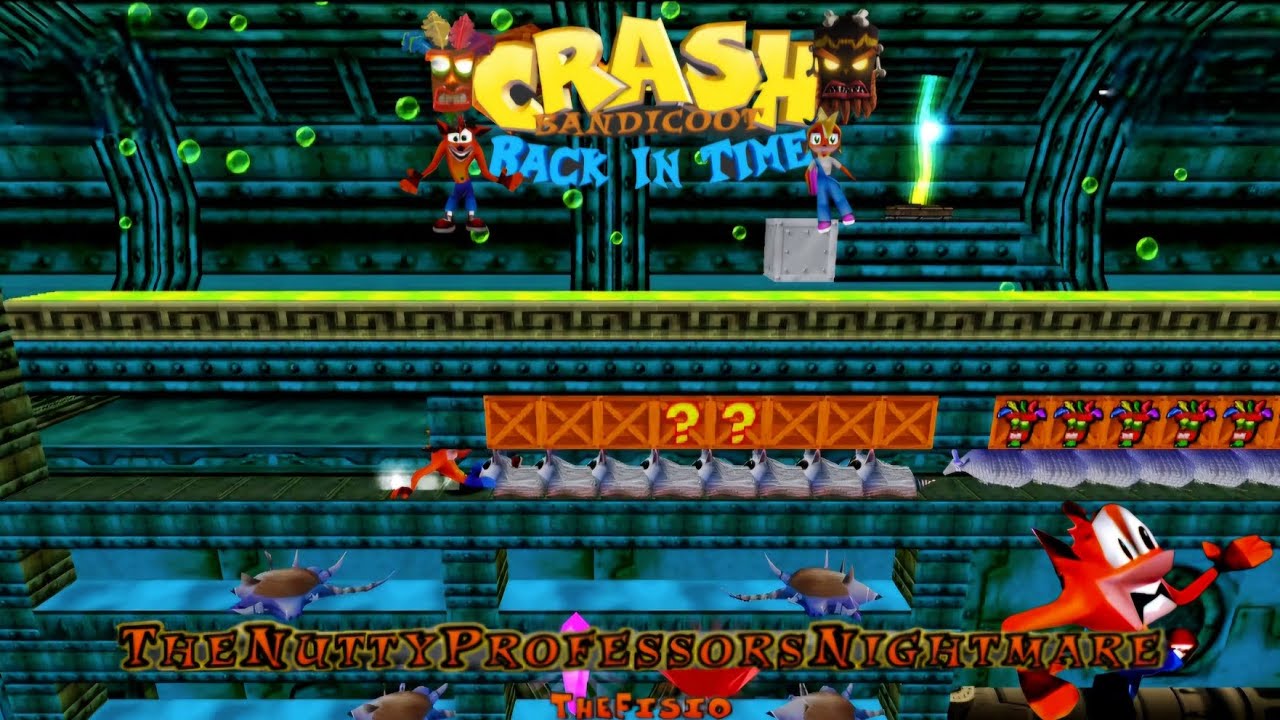 Crash Bandicoot - Back In Time Fan Game: Custom Level: The Nutty Professors Nightmare By TheFisio