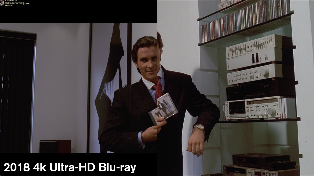 American Psycho - 4k/Blu-ray Comparison