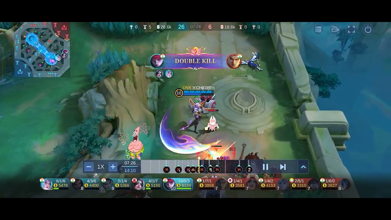 Full gameplay with julian ....in legend rank..mvp