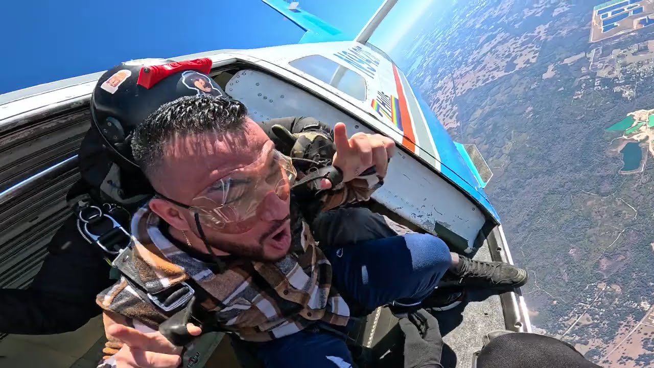 Outside video w Blake skydiving in Zhills Florida