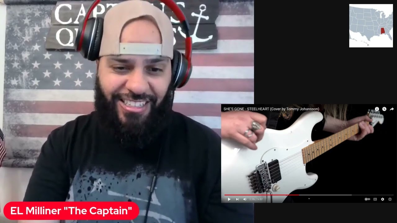 First Reaction to Tommy Johansson of Sabaton Performing!