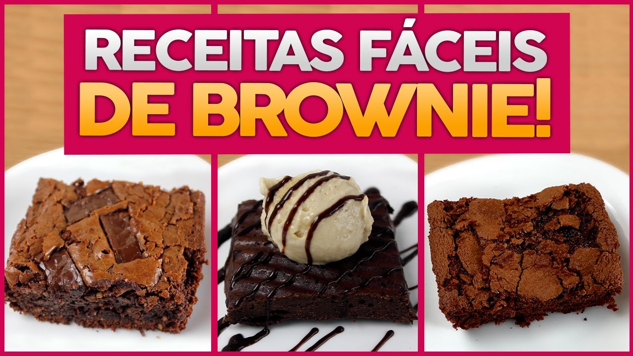 7 RECEITAS FIT FÁCEIS DE BROWNIE SAUDÁVEL!