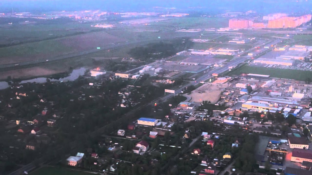 Посадка в Аэропорт Пулково, Санкт-Петербург