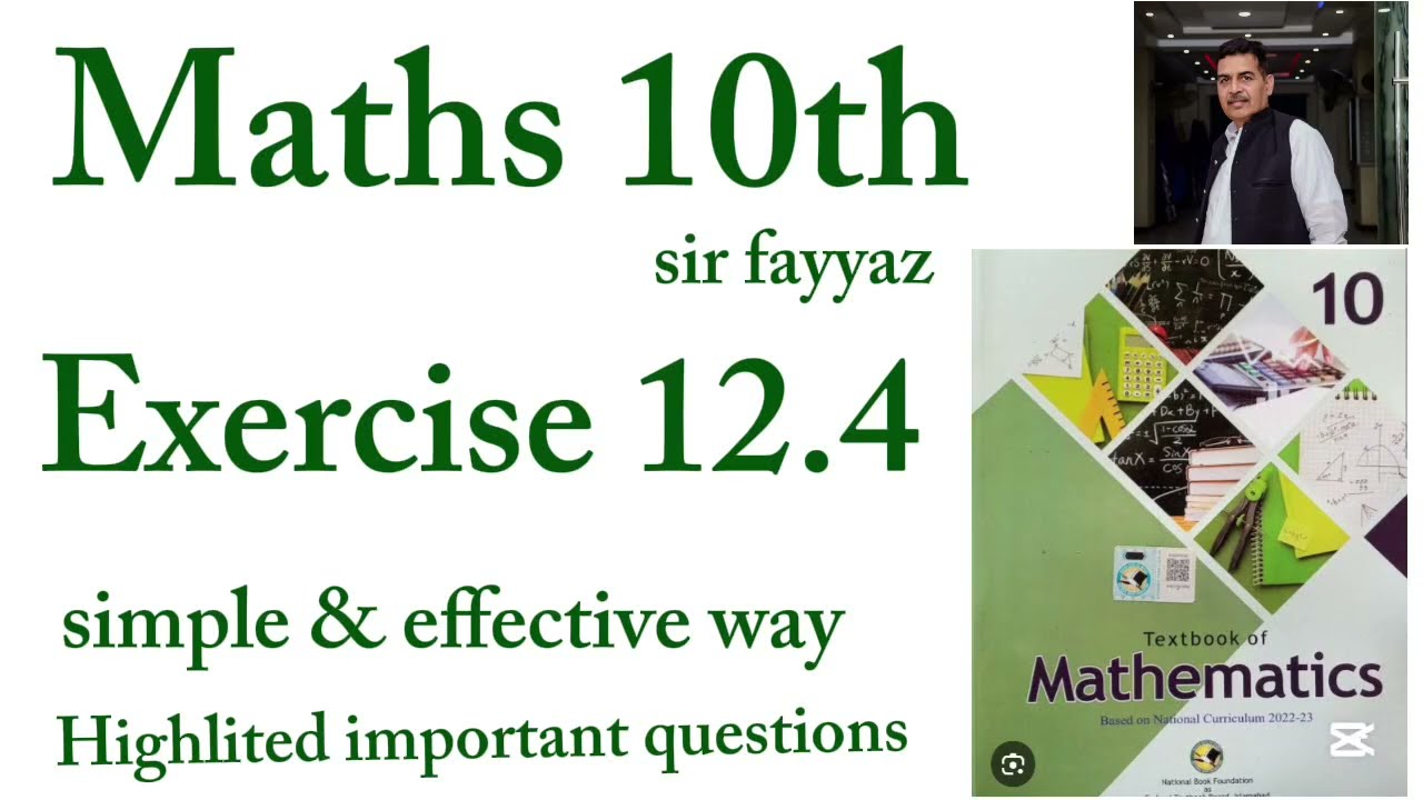 Maths class 10th | exercise 12.4 | NBF | ex 12.4 | unit 12 | Basic statistics | sir fayyaz
