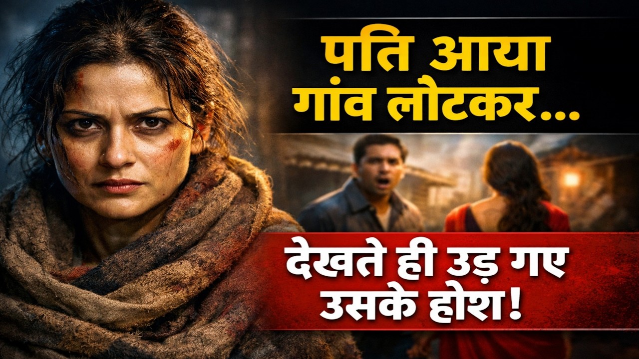 सास के कहने पर पति ने मरती पत्नी को गाँव में फेंका। 1 साल बाद जब लौटा तो होश उड़ गए।
