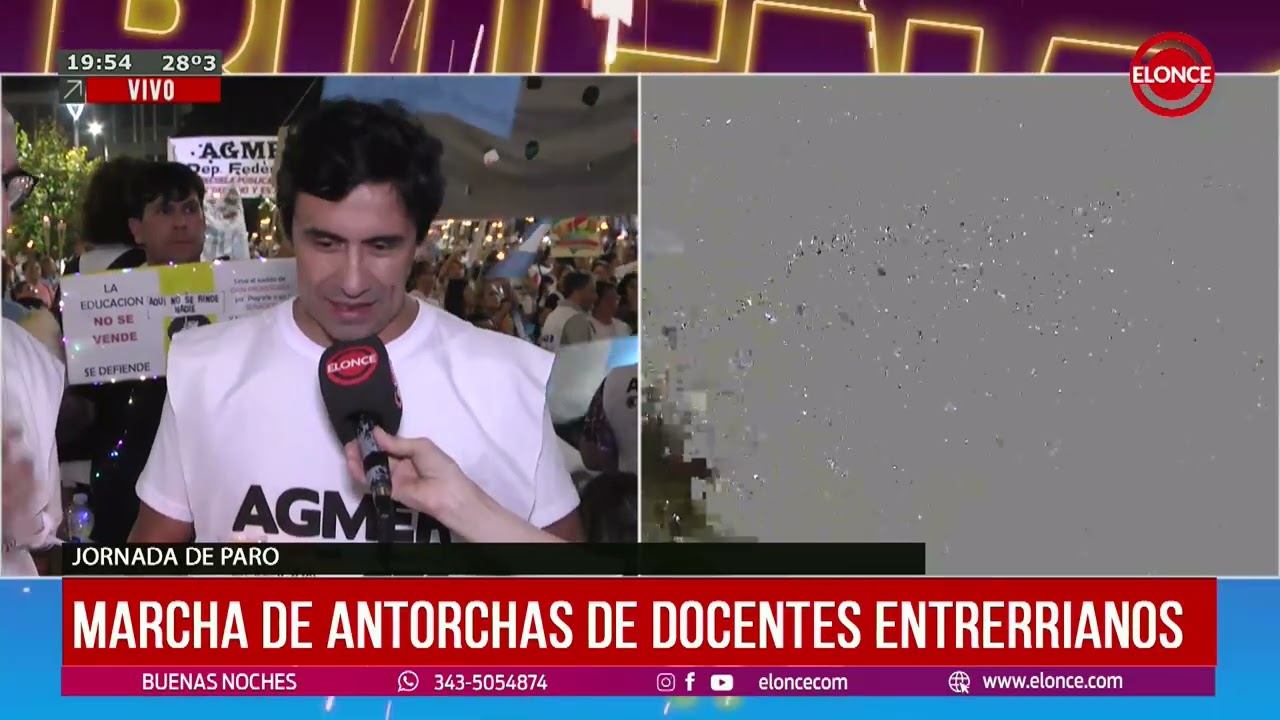 Docentes entrerrianos convocados frente a  Casa de Gobierno