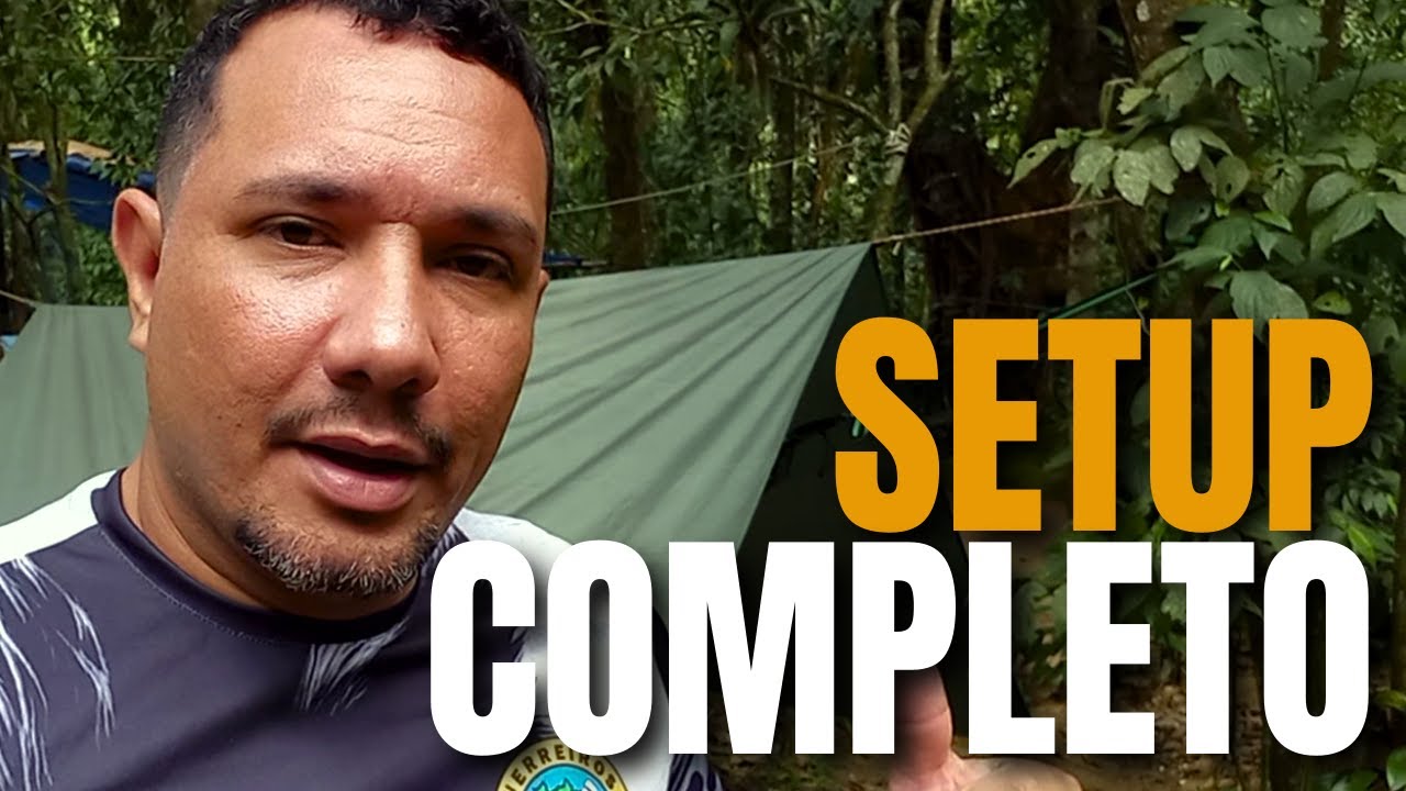 MINHA MELHOR CONFIGURAÇÃO DE REDE PARA ACAMPAMENTO BUSHCRAFT
