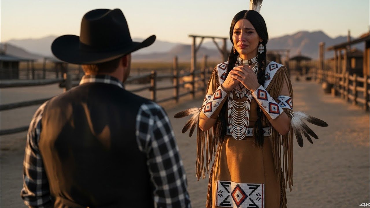 “Don’t Be Scared of Me,” Said the 7-Foot Apache Woman, Crying — But the Cowboy Didn’t Fear Instead.