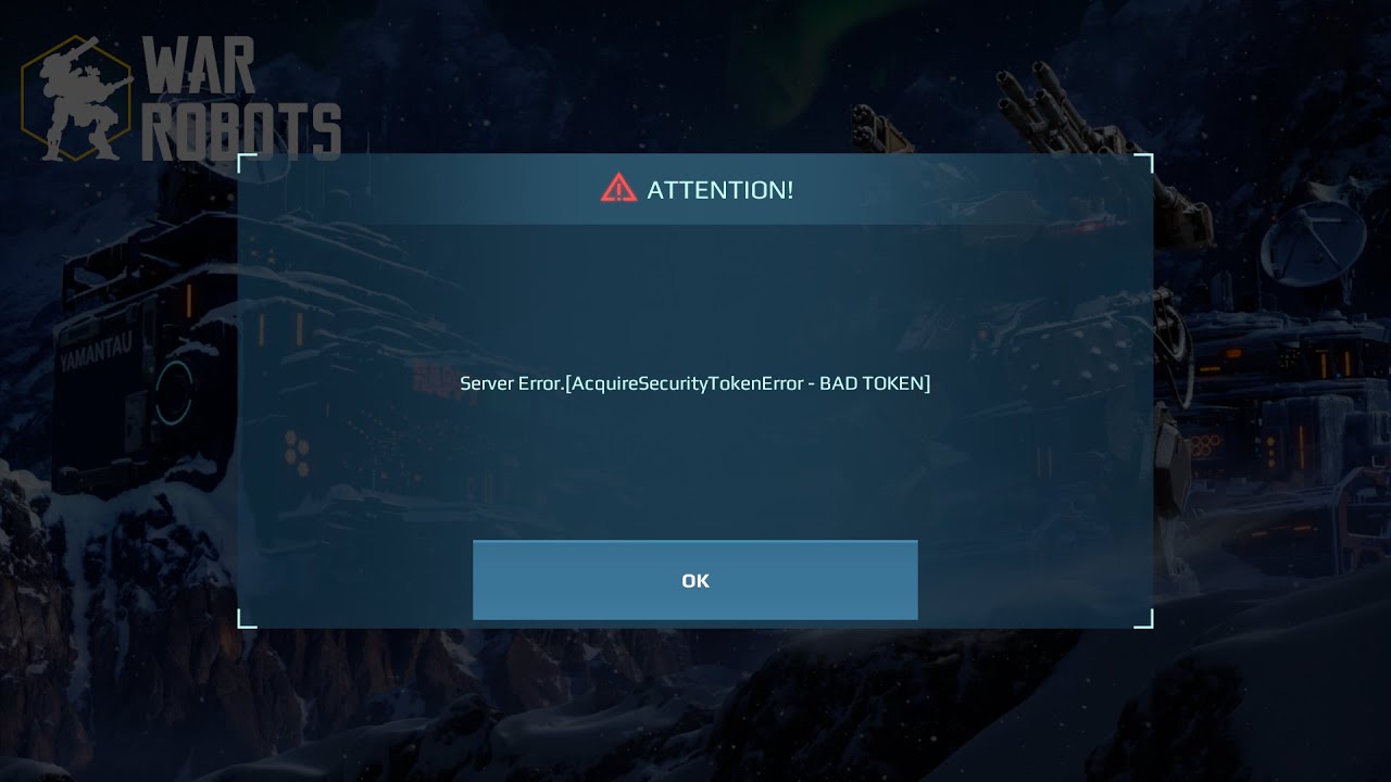 Fix lỗi không đăng nhập được War Robot trên MyGame launcher và Steam (Lỗi BAD TOKEN)