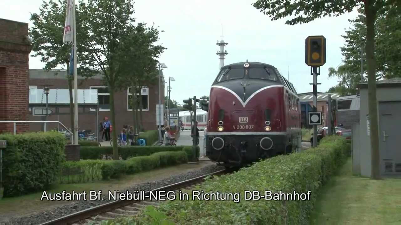 V200 007 Niebüll - Dagebüll Sommer 2012 Plandiesel bei der NEG