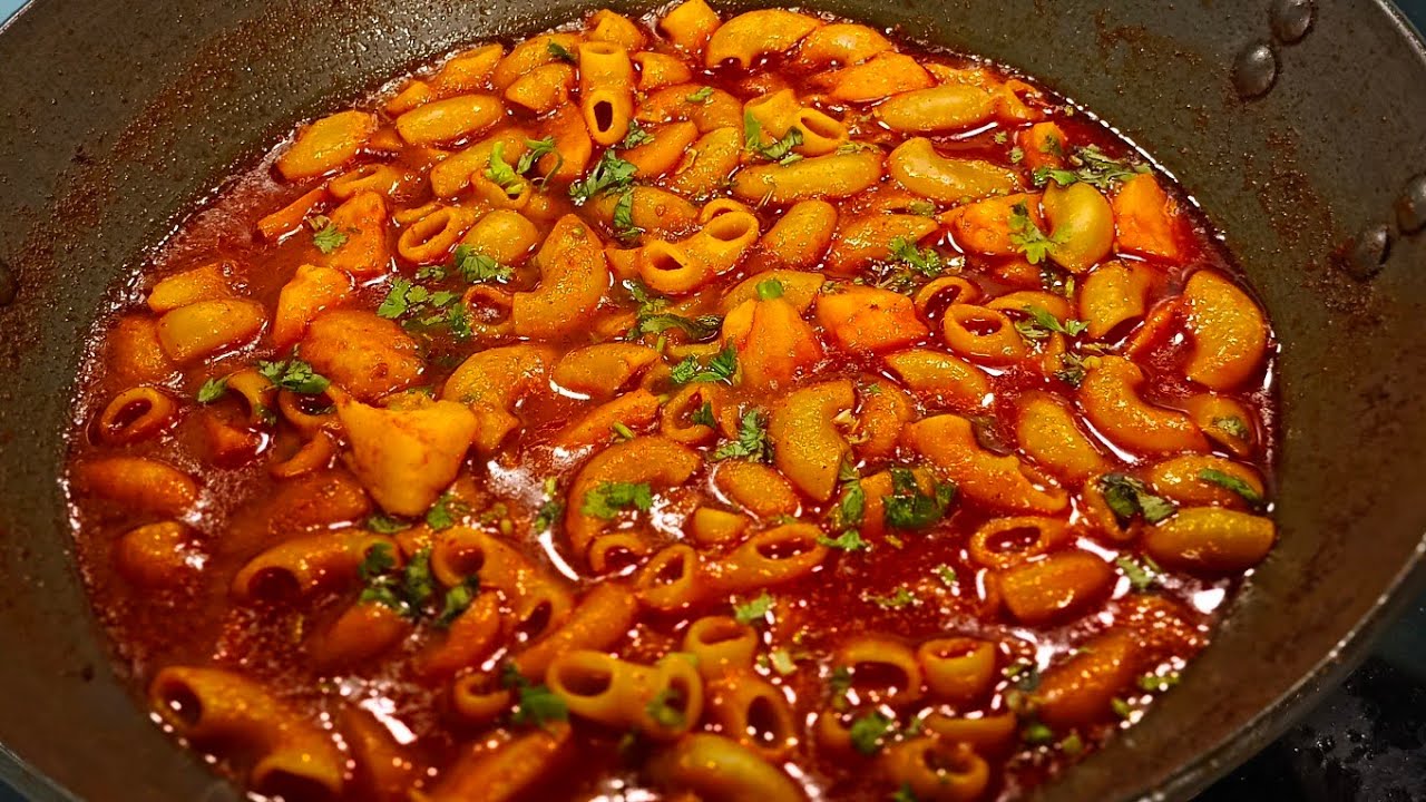 Sindhi Aloo macaroni ki sabji सिंधीआलू मैकरोली की सब्जी बनायें Macaroni Recipe | Macaroni Ki Sabji।