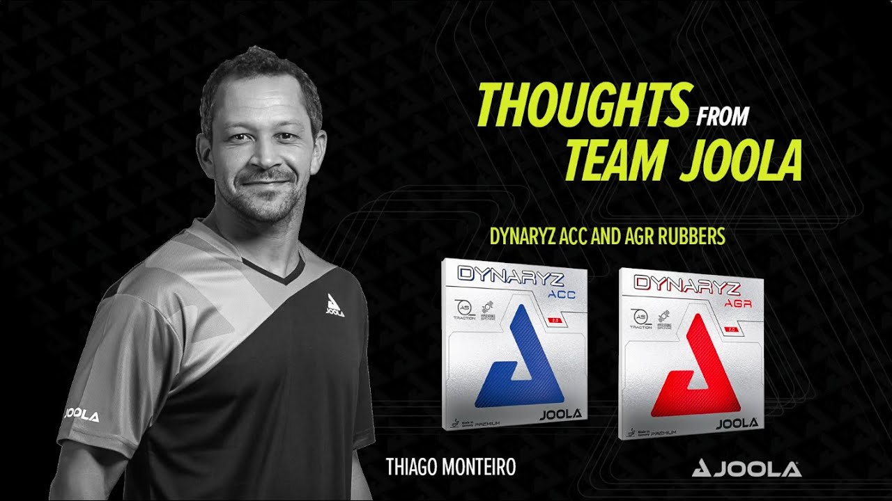 Thiago Monteiro Reviews JOOLA Dynaryz Table Tennis Rubbers