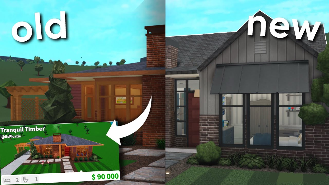 renovating the NEW BLOXBURG PREBUILT into a MODERN HOUSE