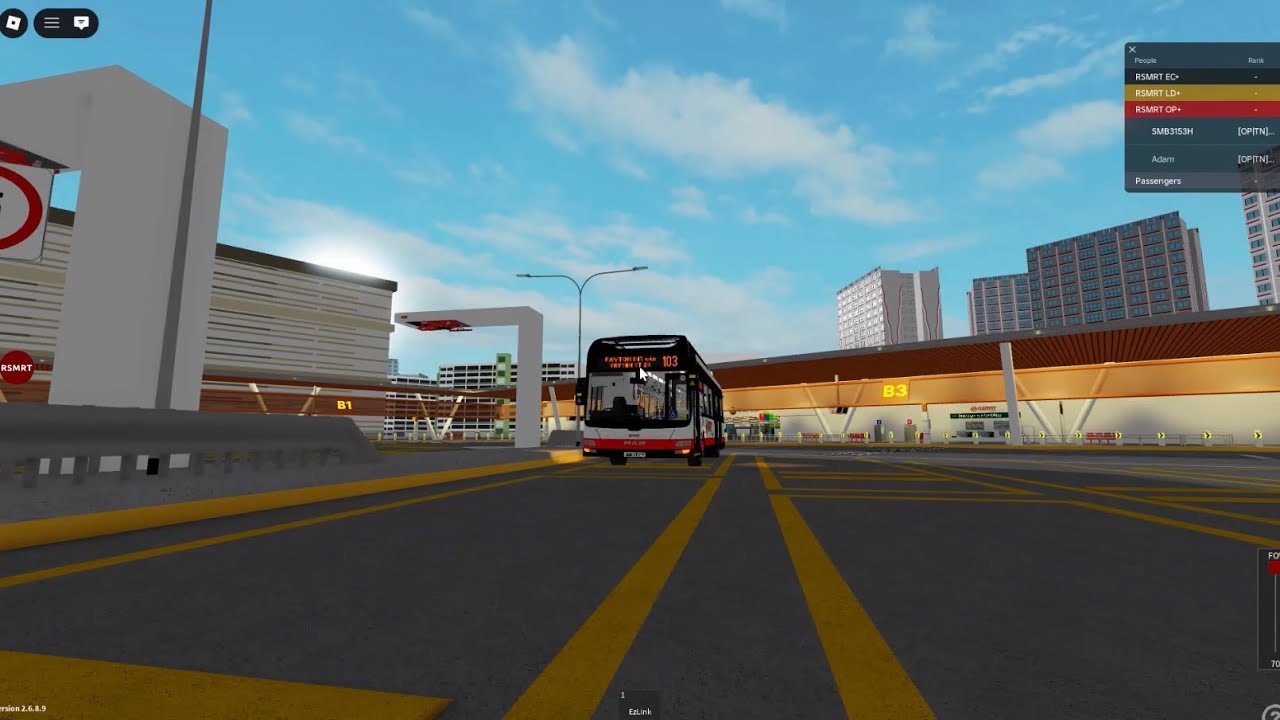 Roblox RSMRT | Fayton : Driving MAN A22 Euro 5 Batch 2 SMB1407P on 103 and Returning to Depot.