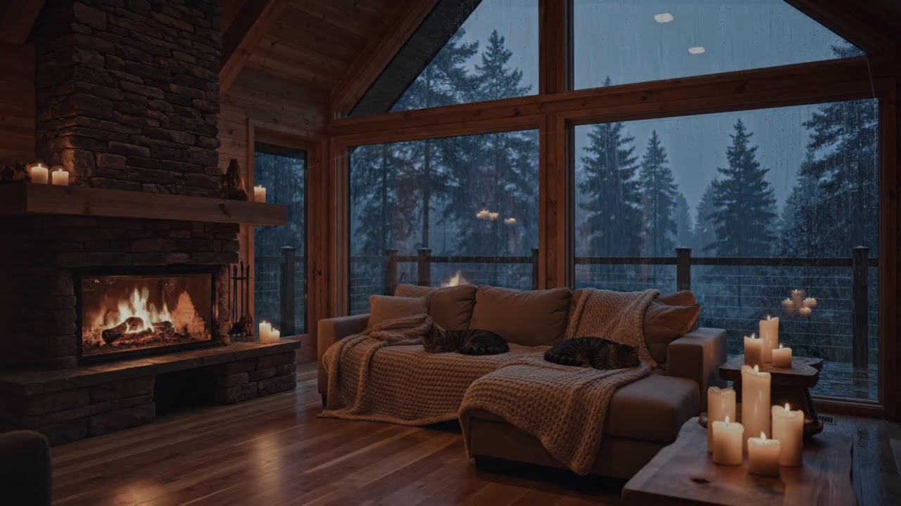 Sleep Deeper Tonight 🌧️ Powerful Rain and Thunder, Natural Rain Sounds to Beat Insomnia