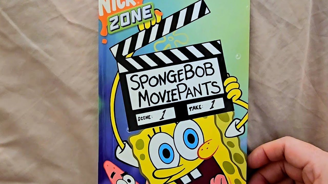 Reading the kids book: Nickelodeon's SpongeBob Moviepants