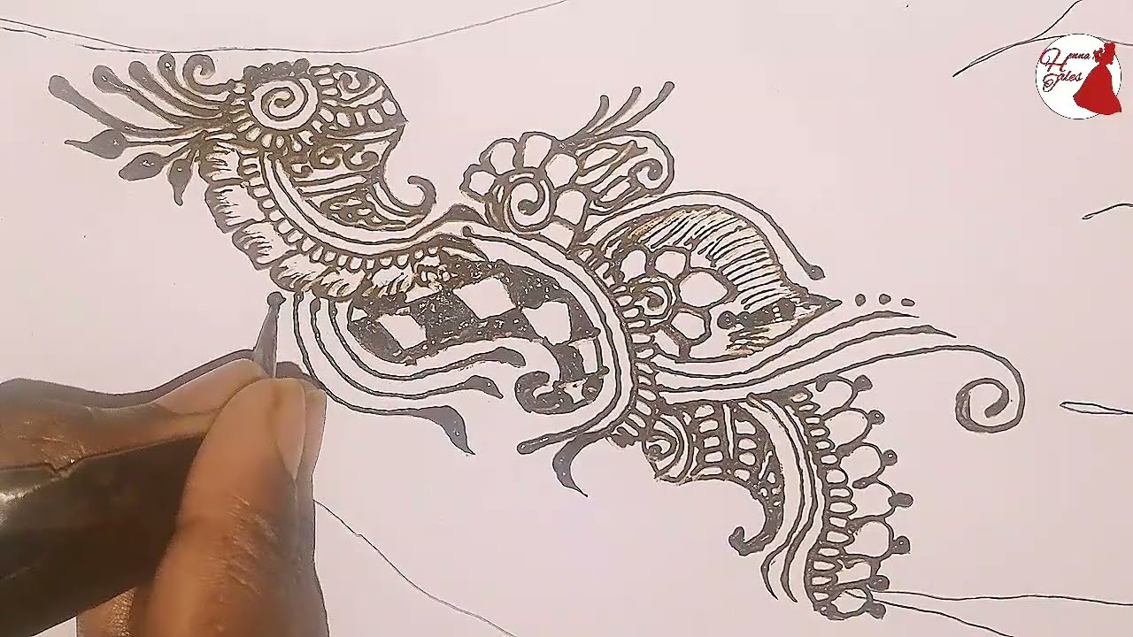 mehendi design Day 100 challenge Day 12#hennatales #mehndi #hennatattoodesign #trending #henna#viral