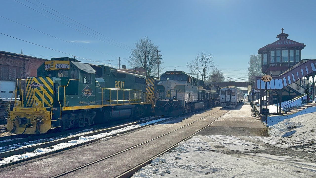 NS 60R FT #8099 (Southern HU) Leading Through Reading Outer Station & Harrisburg Line (12/18/25)  