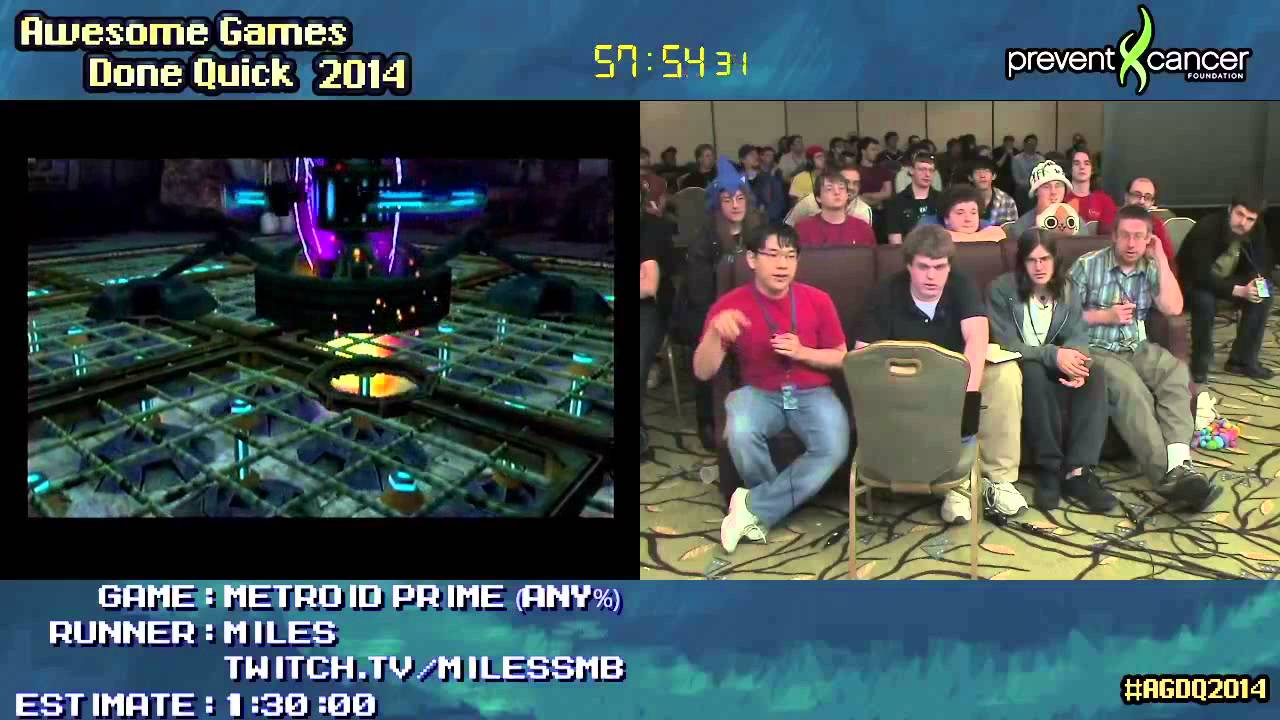 Metroid Prime :: Speed Run in 1:24:31 by Miles #AGDQ 2014