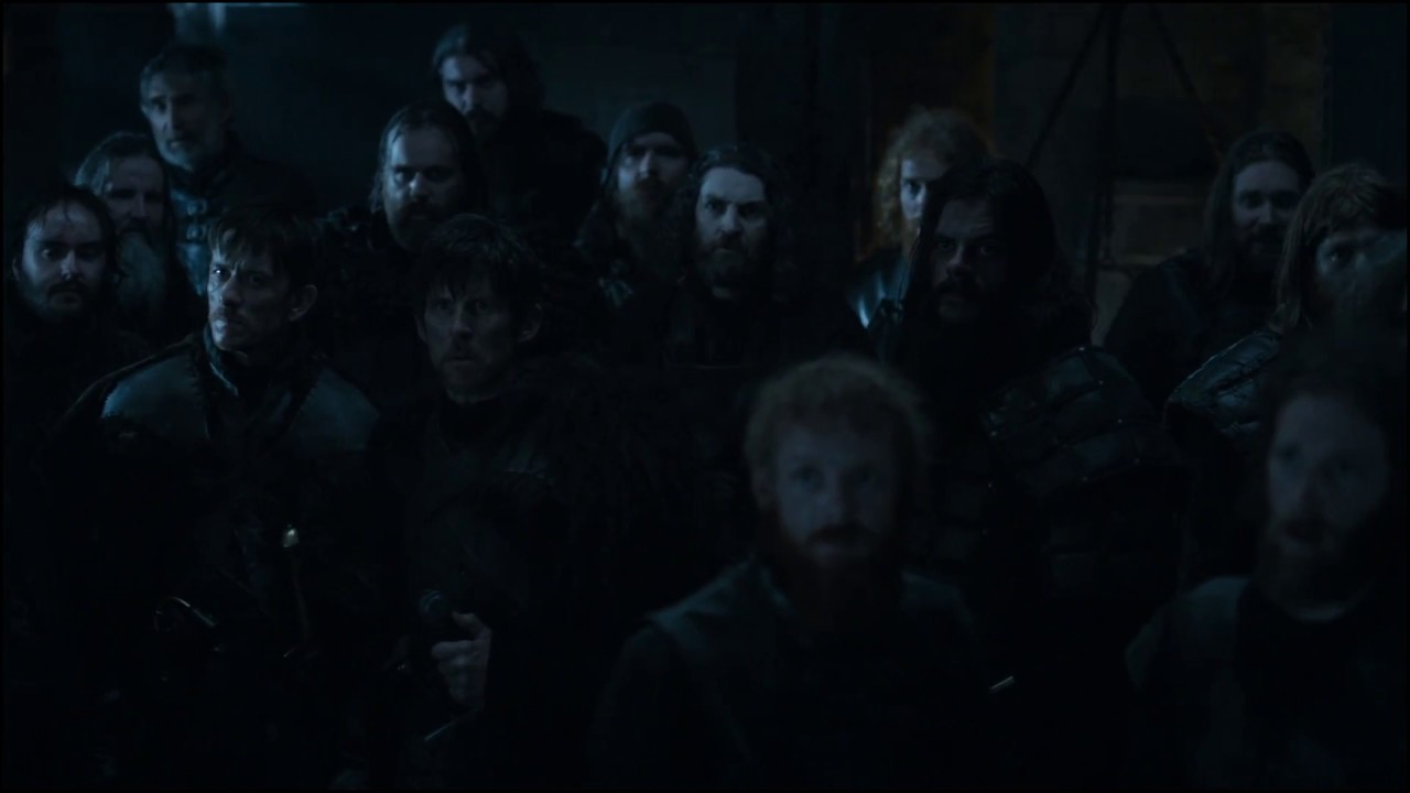 Game of Thrones S6E01 -  Alliser Thorne Speech, after Jon Snows death