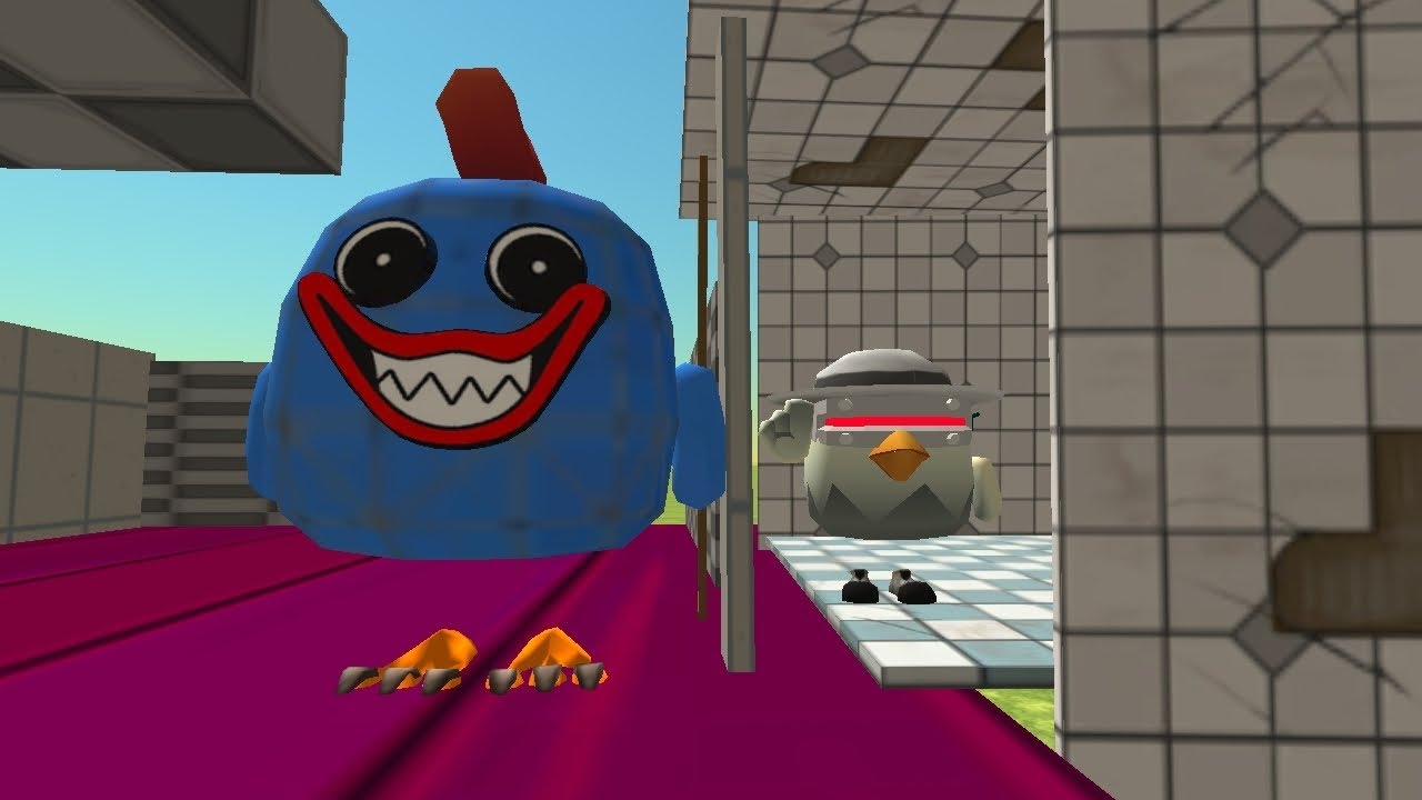 Escondiendome de huggy wuggy(me aburo y lo tiro de un muente XD)