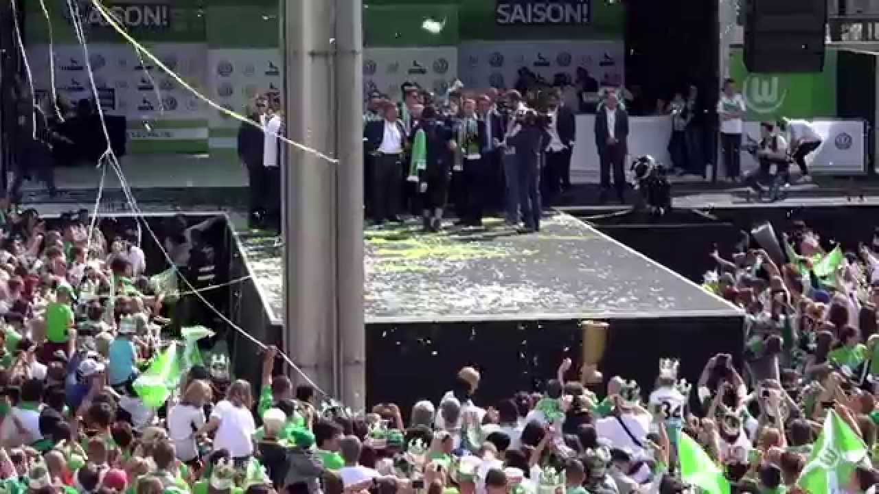 VFL Wolfsburg DFB Pokal - Empfang und Pokalfeier in Wolfsburg