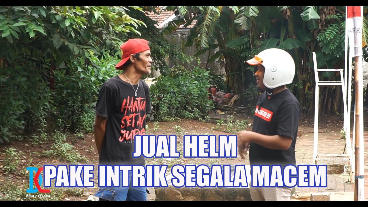 Jual Helm Pake Intrik Segala Macem