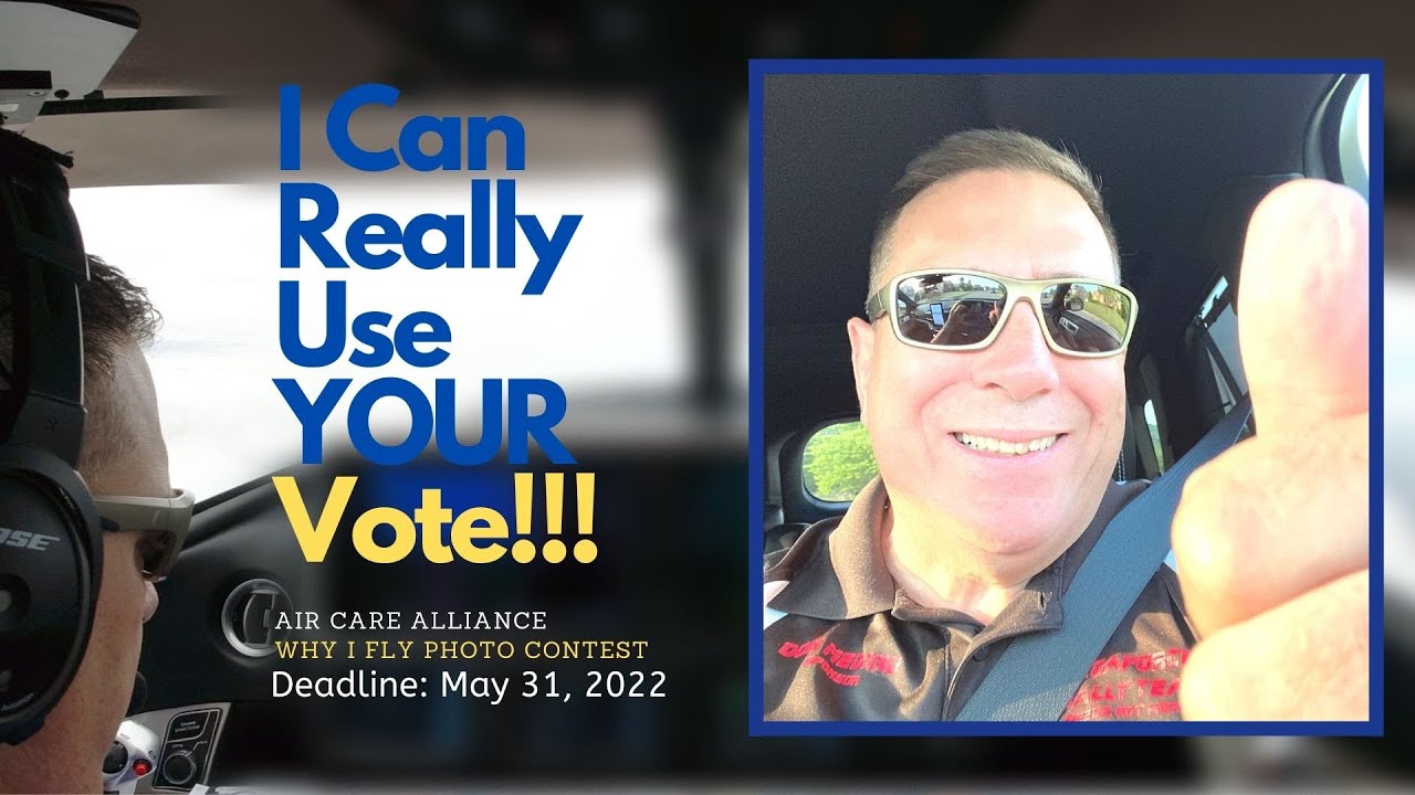 Why I Fly Competition -- I NEED YOUR VOTE TODAY!!