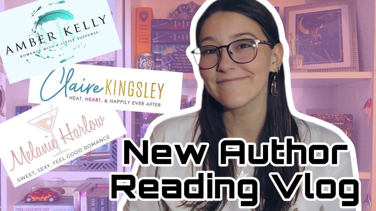 Trying Out New to Me Authors | Romance Reading Vlog