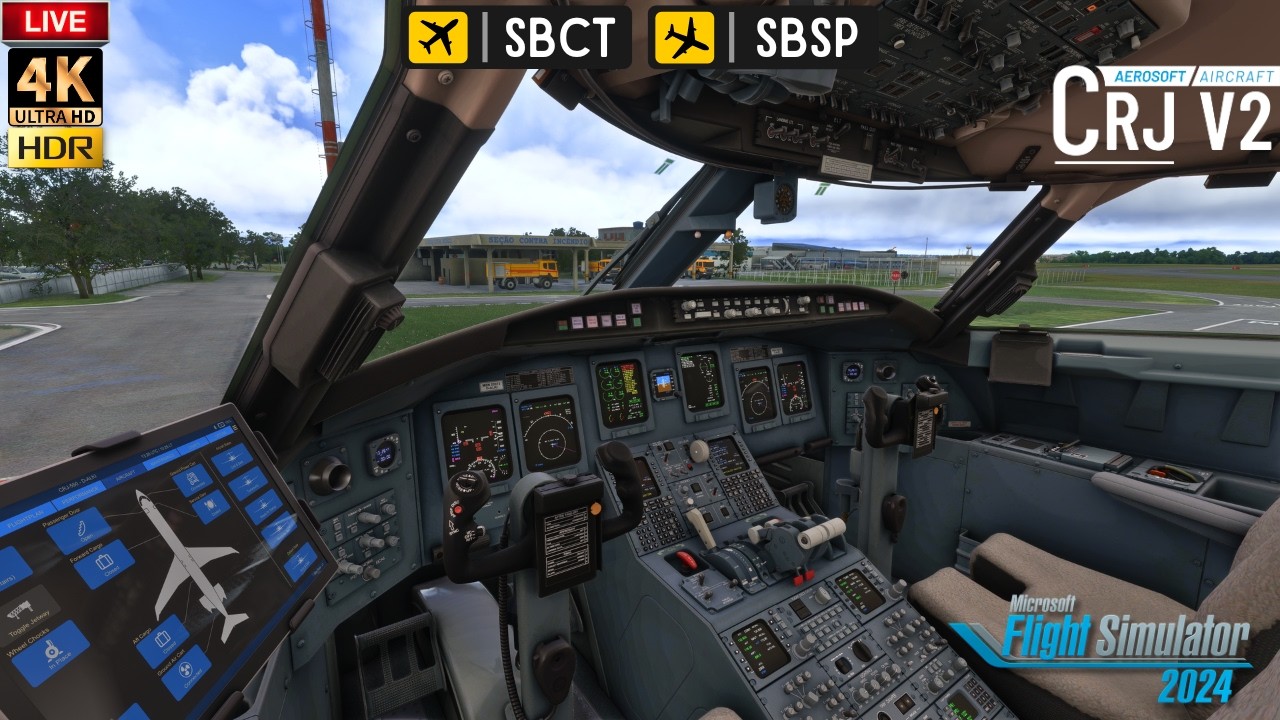 🔴 MFS24 [HDR] - Lembra do CRJ da Aerosoft? Ainda dá pra usar no MFS 2024?